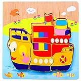 vibolaパズルジグソーパズル子供、大人用、子供DIYモデルペイントおもちゃ、子供のギフト、Brain Teaser木製パズル、。 Vibola®25