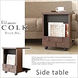 サイドテーブル ナイトテーブル コルク　サイドテーブル キャスター付き ベッドサイド テーブル 木製 おしゃれ かわいい