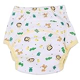Domybest トレーニングパンツ ベビーおむつ 女の子 男の子 コットン 0-1歳 再利用可能 良い換気 強い弾力性 強力吸水