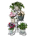 LRW ヨーロッパの花の鉄マルチファンクションバルコニー緑の花のスタンドルーム蘭の棚棚 ( Color : A )