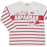 2017年 春物 アンパンマン 天竺 ボーダープリント 長袖Tシャツ ANPANMAN レッド◇95cm