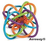 Aeroway Winkel Rattle and Sensory Teetherアクティビティおもちゃ