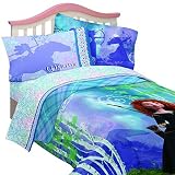 4pc Disney Brave Twin Bedding Set Princess Merida's Enchanted Forest Comforter and Sheet Set [並行輸入品]