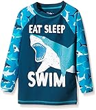 Hatley ハットレイ 男の子 グレイトシャーク柄、ラッシュガード(水着) 95cm、3Y(97cm) マルチカラー ナイロン82% ポリウレタン18% BS4OCSR026