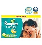 パンパース赤ちゃんドライおむつサイズ3メガボックス104おむつ (Pampers) (x2) - Pampers Baby dry nappies size 3 mega box 104 nappie