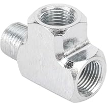 Amazon.co.jp: Aramox ティー管継手、油水センサー圧力計 と