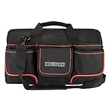 DEKO ツールバッグ　工具箱　工具袋　ツールキャリーバッグ　ワイドオープン　大口収納ツールバッグ　作業用　修理・建築・大工・電工　大容量