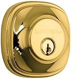 BrinksホームセキュリティプッシュプルWeldon回転ドアロックスタイル単一円柱デッドボルトKeyed on One Side 23063-105 1