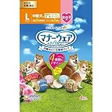 Amazon マナーウェア 女の子用 Lサイズ 中型犬用 お試しパック 3枚 マナーウェア 紙おむつ 通販