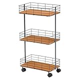 日用品 ラック キッチン ワゴン キャスター付き