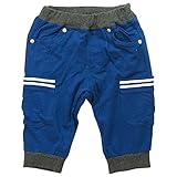 《H28年夏物》JEANS-b(ジーンズベー) 製品洗い加工済み スラブ天竺ハーフパンツ 120cm/NV NO.B-361038