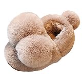 子供シューズ Hosam ルームシューズ 子供用 女の子 男の子 スリッパ モコモコ 可愛い ふわふわ 部屋用 お洒落　迅速かつ簡単に脱ぎ履き　 (20, コーヒー)