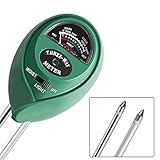 VIVOSUN 3-in-1 Soil Moisture, Light and pH Meter Plant Tester [並行輸入品]