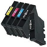 GC41H (BK×2/C/M/Y)【5本セット(大容量)】【顔料】 Lサイズ 最新 互換 インクカートリッジ 《ICチップ搭載・残量表示対応・1 41 GC41 GC41KH GC41CH GC41MH GC41YH インク 純正と併用可能 RICOH リコー (対応機種: IPSiO SG 7100 / IPSiO SG 7200)【STAR JET製】