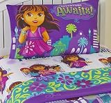 Dora and Friends Adventure Awaits 3 Piece Twin Sheet Set [並行輸入品]