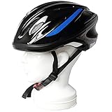 OGK KABUTO(オージーケーカブト) SN-10 通学用ヘルメット ブラック 青テープ付き サイズ: 56-58cm SN-10