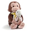 Gund Curious George with Bunny Plush、マルチカラー、10 "