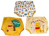 トレーニングパンツ　練習パンツ　下着　パンツ　お漏らし　トイレ　子供服　ベビー下着　ベビー用品　おむつ ミッキー　ミニー　プーさん　出産祝い ギフト　ベビー服 (プーさん)