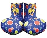 Kids Red Clown Shoe Covers By Dress Up America Red One Sizeハロウィン [並行輸入品]