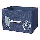 収納 ボックス かわいい Disney ディズニー プリンセス 美女と野獣 ベル ネイビー 幅38×奥行26×高さ26cm PB3826B-NV