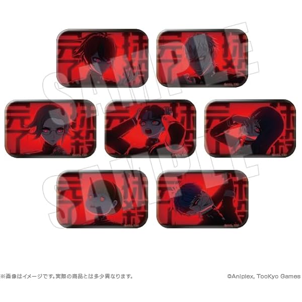 Amazon | HUNDRED LINE -最終防衛学園- 必殺我駆力 スクエアカンバッジ