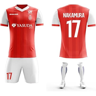 スタッド・ランス　2024ユニフォーム　中村敬斗 スタッドランス 24-25 ユニフォーム 中村敬斗 Lサイズ Amazon.co.jp