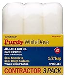 3 Pack Roller Covers White Dove 9" x 1/2" Nap [並行輸入品]