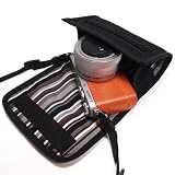 suono（スオーノ） LUMIX GM1ケース（ブラック・アルバグレイ）- レンズキット用-ハンドメイド