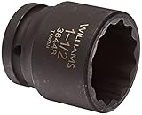 Williams 38448 3/4-Inch Drive 1-1/2-Inch Standard Impact Socket 12-Point [並行輸入品]