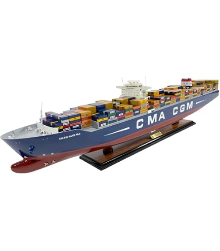 Amazon | 木製模型 コンテナ船 【Wooden Model Boat】 ONE TK2001P