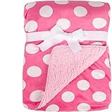 Big Oshi Super Soft Baby Blanket Pink [並行輸入品]