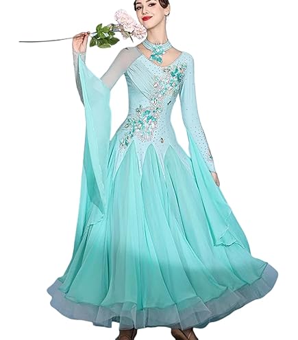 Amazon.co.jp: ロモハナガ 社交ダンス モダンドレス スタンダード