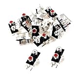 uxcell 基板実装 2 RCA メス ジャック オーディオ ビデオ AV コネクタ ソケット15個入り