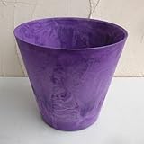 【ノーブランド品】アートストーン ラウンド グレープ 直径22cm[鉢]