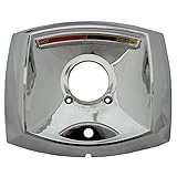 LASCO-Simpatico 31646C Delta Scald Guard Rectangle Shaped, Plastic Trim Plate for Tub and Shower Val