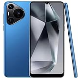 ロック解除済みスマートフォン、Android 10用の6.52インチFHD画面フェイスアンロック3G携帯電話、デュアルSIM、1GB / 16GB、5MP / 8MPデュアルカメラ、4000mAh大容量バッテリー (ブルーです)