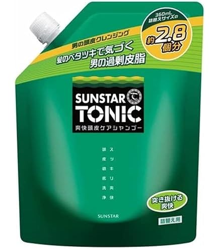 SUNSTAR TONIC 頭皮ケアシャンプー 360ml 27個 Amazon | 【3個セット】サンスタートニック 爽快頭皮ケアシャンプー
