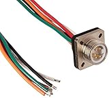 Hubbell HBMF05501 Mini-Quick Male Flanged Receptacle Metal 5P 16/5 1' [並行輸入品]