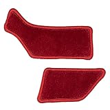 FJCRAFT 【H40】 ホンダ 互換品 シビック タイプR シビックタイプR FL5 サイドプロテクトマット 汚れ防止 擦れ防止 日本製 カーフィール加工 （プレミアム・ダークレッド） (運転席・助手席セット：ドア側)