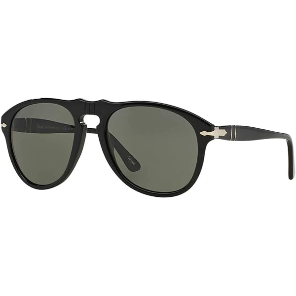 persol ブラックサングラス レザーケース付き Amazon | Persolブラックサングラス眼鏡ケース + eSHADES