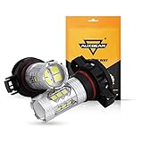 車用 H16 フォグライト LED フォグ ランプ テールライト アメ車対応 高輝度ホワイト ...