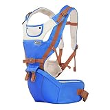 【Suntapower】ベビーキャリア 抱っこひも 前向き おんぶ 装着簡単  ベビー 抱っこ紐 新生児 赤ちゃん (ブルー)