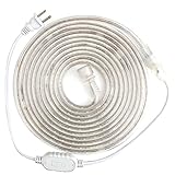 SUPERNIGHT 16.4フィート/ 5 M 3528 SMD防水柔軟なLEDストリップライト、AC 110 V、レッドライト、300 LEDまたは60led / M LEDライト