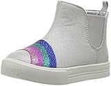 OshKosh B'Gosh ベビー・ガールズ ユニセックス・キッズ OshKosh B'Gosh Nena Girl's Mid Top Sneaker カラー: シルバー