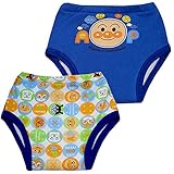 6重層 トイトレトレーニング アンパンマン おむつはずし パンツ【2枚組】 ANPANMAN 肌着 pz-ia5747 95cm ブルー