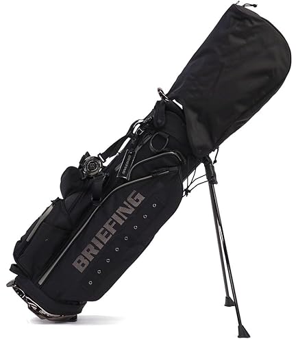 BRIEFING CR-8♯02 ゴルフバッグ ブラック/アイボリー BRIEFING CR-8♯02 ゴルフバッグ ブラック/アイボリー