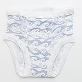 (アンダーザナイル) Under The Nile オーガニックコットン トレーニングパンツ ウェーブプリントワンサイズ (2-4T / 2-4才向け)