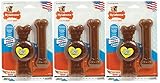 (3 Pack) Nylabone Just For Puppies Wolf Ring and Flexi Bone Puppy Dog Chew Toy 2 Chews each [並行輸入品]