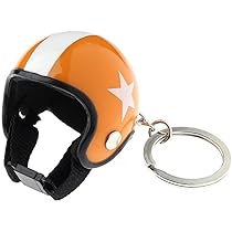 オレンジハット キーホルダー Amazon.co.jp: 五芒星 バイク帽子 キーチェーン キーホルダー