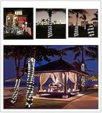 Homdoxソーラー文字列ライト16.4 Ft 100 LEDフェアリーライトライトソーラー防水屋内/屋外装飾星状ライトクールホワイト